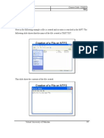 Lecture # 40: Creation of A File On NTFS