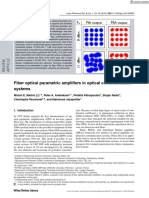 Fiber Optical Parametric Amplifiers in Optical Communication Systems