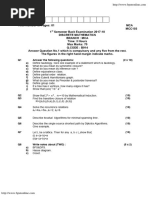 Mca 1 Sem Discrete Mathematics mcc103 2018