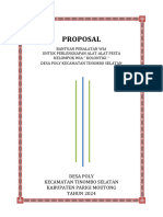 Proposal Bantuan Peralatan Pesta