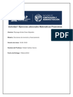 ACTIVIDAD 2 Ejercicios Adicionales Matematicas Financieras