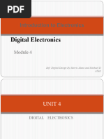 MODULE 4 - Digital Electronics