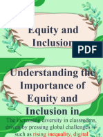 Equity and Inclusion in Education