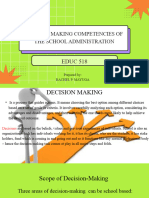 Decision Making Competencies