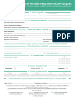 Formulario de Solicitud de Pre y Post Notificacion GM 2022