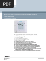 A6V12335738 - Flush-Mounted Room Thermostat With RS485 Modbus Co - en