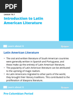 Latin American Literature