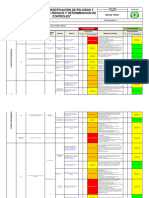 Matriz de Identificacion de Peligros, Evaluacion de Riesgo (IPERC)