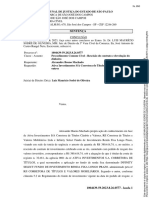 Sentença: Tribunal de Justiça Do Estado de São Paulo