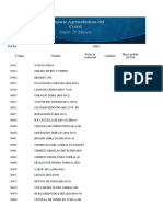 Inventario Agroindustrias Del Corral