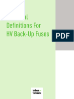 FUSE INTERTEKNIK - Essential - Definitions - For - HV - Back - Up - Fuses