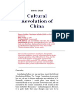 Cultural Revolution of China - Shibdas Ghosh