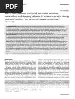 4.overberg - Melatonin and Obesity