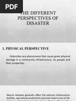 The Different Perspectives of Disaster