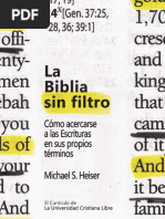 La Biblia Sin Filtro (Michael S. Heiser, 2017)