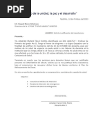 Solicitud Justificacion Inasistencia