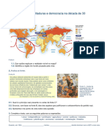 Ficha 2 Historia 9 Ano Crise Ditaduras Democracia Decada 30