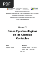 Bases Epistemologicas de Las Ciencias Contables