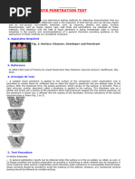 Dye Penetration Test