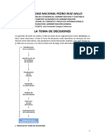 La Toma de Decisiones