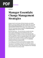 Udemy - Manager - Essentials - Change Management - Workbook