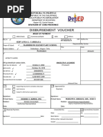 Disbursement Voucher