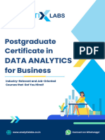 AnalytixLabs - PostGrad Cert in DATA ANALYTICS For Business