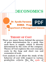 Theory of Cost