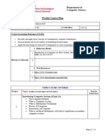 16 Week Plan Introduction To ICT-Final