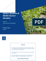 8 Index Models and APT