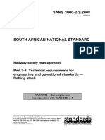 SANS 3000-2!3!2008 - Railway Safety Regulator