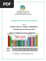 Estrutura Da Tabela Periodica