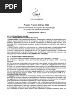 Bando Premio Franco Solinas 2024