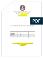 Monografia Capacitacion y Desarrollo Organizacional