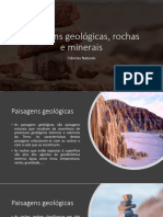 Paisagens Geológicas, Rochas e Minerais