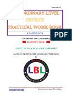 S1-S4 Phy Practical Learner's Work Book (LBL)