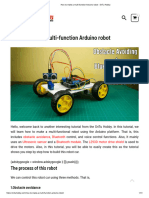 How To Make A Multi-Function Arduino Robot - SriTu Hobby