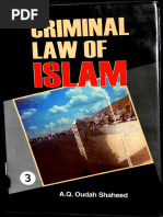 CRIMINAL LAW OF ISLAM Vol 3 (English) by Abdul Qadir Oudah