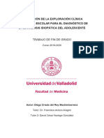 Valoracion EF Sistematica Escolar Xa Dxo Precoz Escoliosis Idiopatica Adolescente - Diego Criado - Plamada, Adams