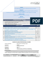 Vision Mission: Course Syllabus (Professional Course)