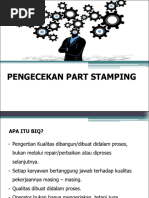 Pengecekan Part Stamping