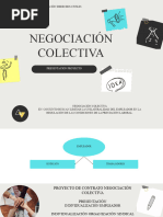 Presentación Proyecto Negociación Colectiva