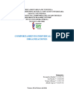 Trabajo Sobre El Comportamiento Individual en La Organizacion