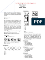 Ujian Nasional Tahun 2006 Bahasa Inggris: Listening Section UN-SMA-06-03