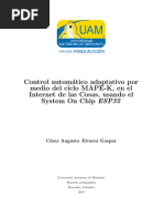 Control Automático Adaptativo Medio Ciclo MAPE-K Internet Cosas Usando System On Chip ESP32 2