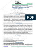 Design and Fabrication of Automatic Solar Panel Cleaning Mechanism