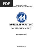 Writing 3 - Business Writing - 2023