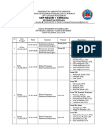 Jadwal Praobservasi