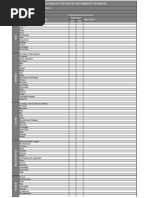 Checklist de Vistoria de Recebimento