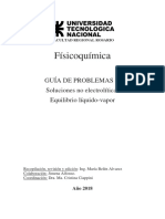 Guía de Problemas Equilibrio Líquido Vapor